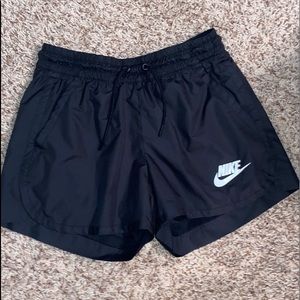 black nike shorts